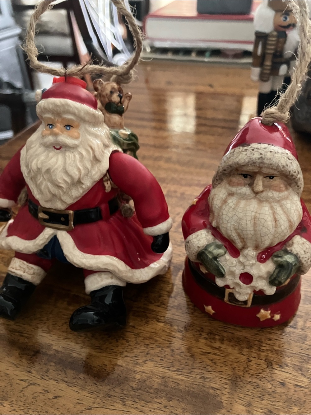 Vintage Ceramic Santas